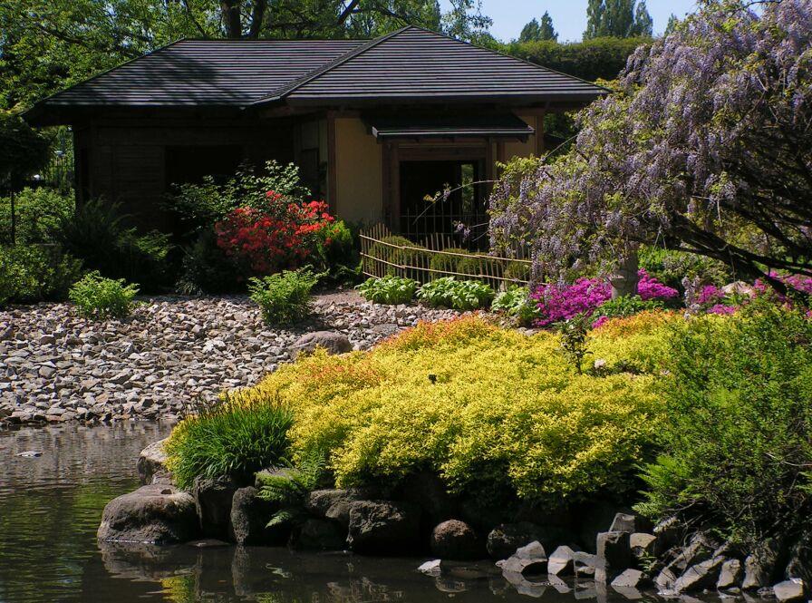 Wroclac Tea Pavilion in the Garden
