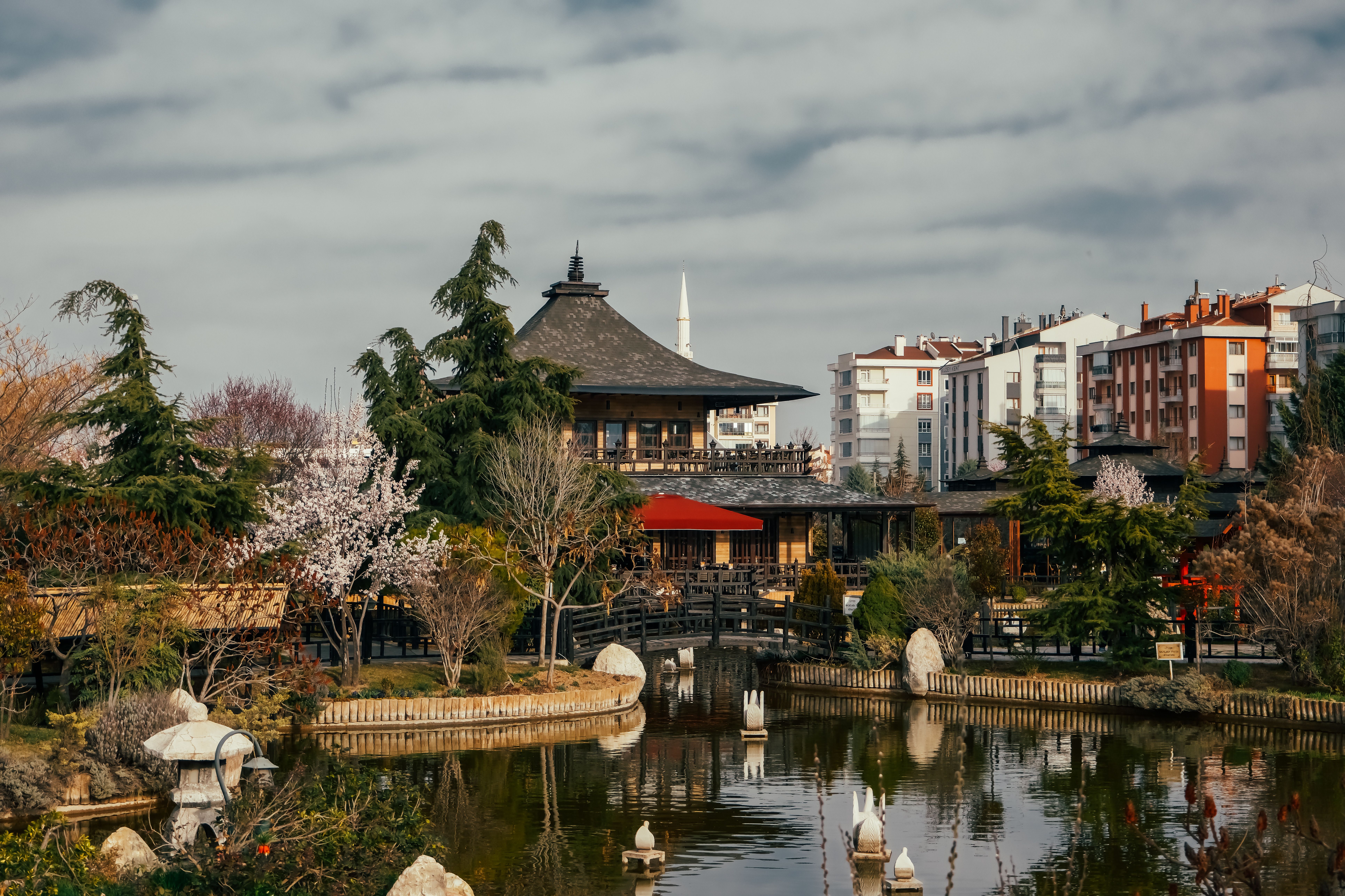 Kyoto japanese garden, Konya